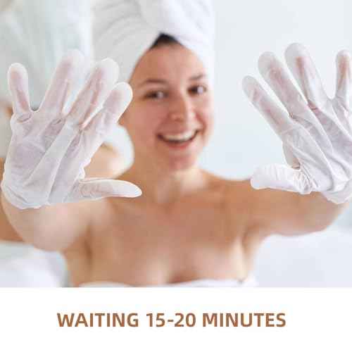 Mositurizing Hand Masks with Goat Milk,Hydrating Hand Glove for Dry Cracked Hands, Home Spa Hand Mask Gloves for Soft and Smooth Touch Skin£¨6Pack£©