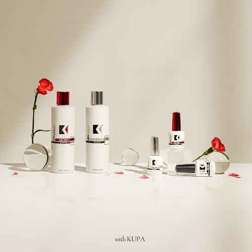 KUPA Gelfinity - Soak Off Gel - Base & Glossy Top & Matte Top Coat (No-Wipe) 0.5 Fl Oz (Clear (Base + Gloss), 0.5 Fl Oz (Pack of 2))