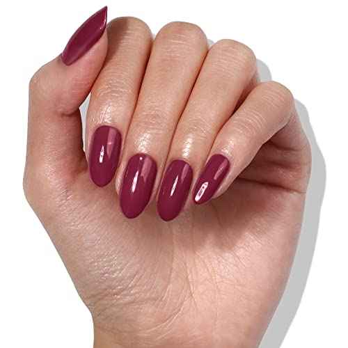 LONDONTOWN lakur Nail Polish - Chip-Resistant, Non-Toxic, Conditions & Hydrates Nails | Glossy Raspberry, Flirty & Thriving, .40 fl oz