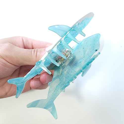Cyan Shark Claw Clip,Acetate Hair Clip,Small Hair Clips for Women