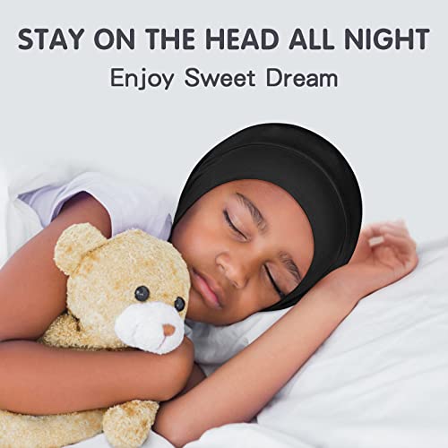 Fittia Baby Satin Bonnets for Sleeping: Adjustable for Toddler 6-36 Months, Silky Smooth for Frizzy Curly Hair, Breathable