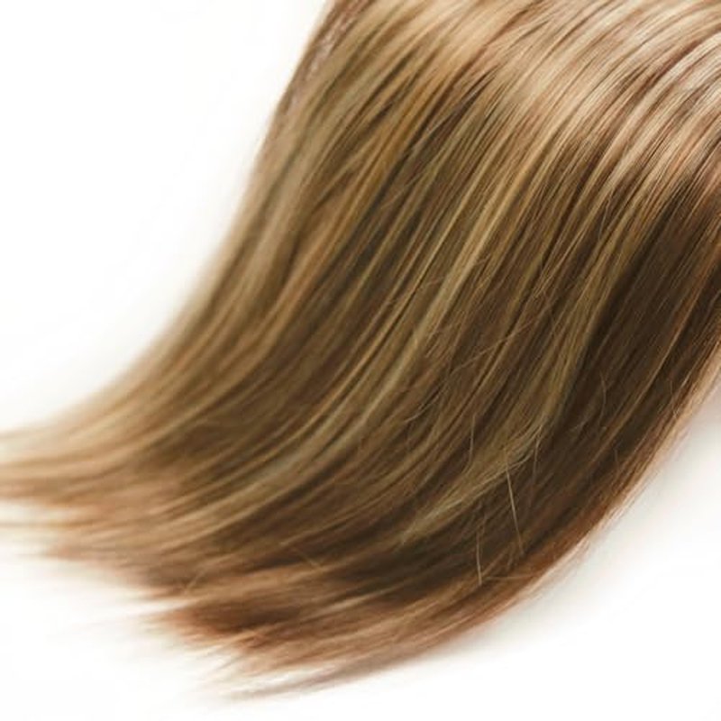 P30/613 Human Hair Bundles Color #30 Straight Human Hair Bundle Light Brown Straight Bundle 14 16 18 Inch Mixed Length 3 Bundles