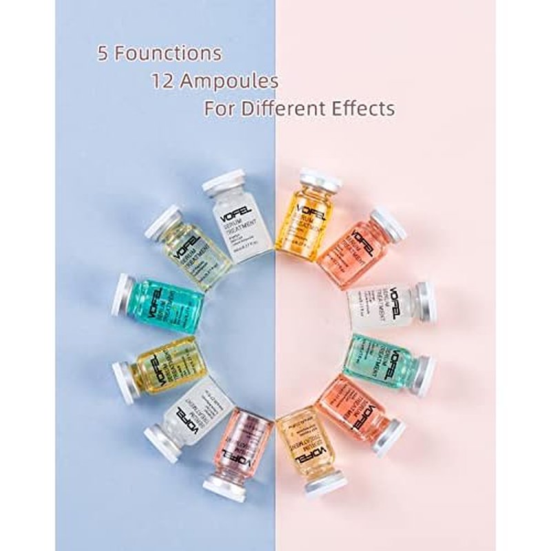 BB Glow Starter Kit BB Glow Serum for Microneedling Serum Ampoule Skin Treatment Kit 0.27oz 12 Vials