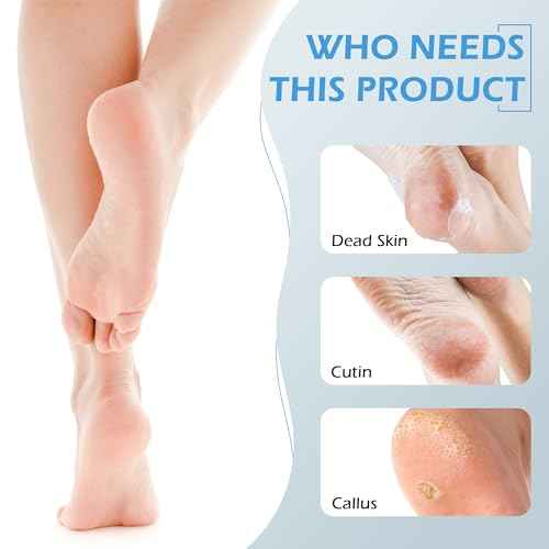 3 Pcs 4 in 1 Foot Brush for Use in Shower with Pumice Stone, Foot Rasp and Sandpaper, Foot Scrubber Brush for Feet, Dead Skin Remover for Foot Care