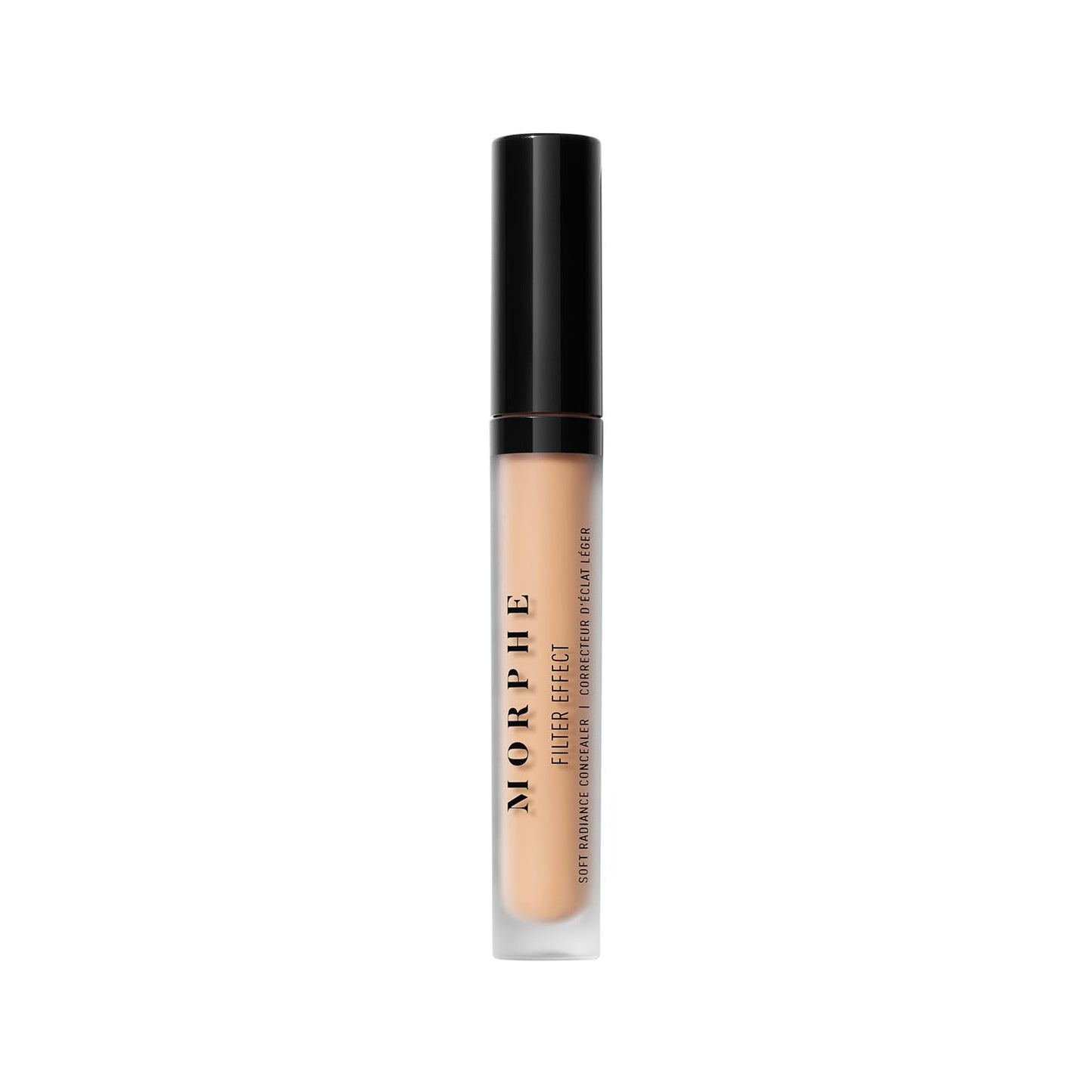 Morphe Filter Effect Soft Radiance Concealer - Buildable Coverage Liquid Concealer Face Makeup with Hyaluronic Acid & Pomegranate Extract & a Natural Radiant Finish - Tan 18 (Warm) (0.12 fl oz)