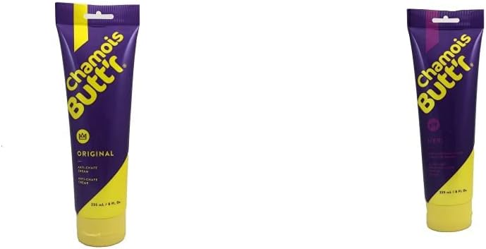 Chamois Butt'r Original Anti-Chafe Cream - 8 oz Tube for Maximum Comfort