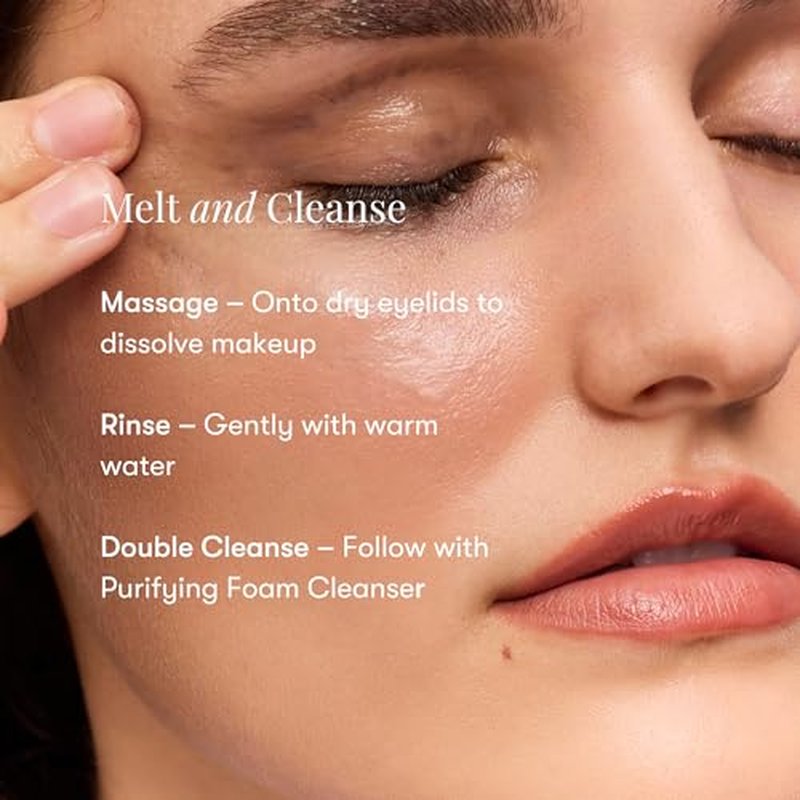Daily Practice by Dr. B Cleansing Balm Makeup Remover - Nourishing Makeup Remover Balm with Squalane & Argan Oil - Hydrating, Gentle, Travel Size - Paraben/Phthalate/SLS-Free - 2.5 oz