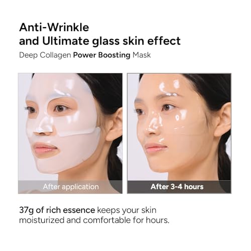 Deep Collagen Boosting Duo - Collagen Mask & Power Capsule Cream | Skincare Gift Set for Mom