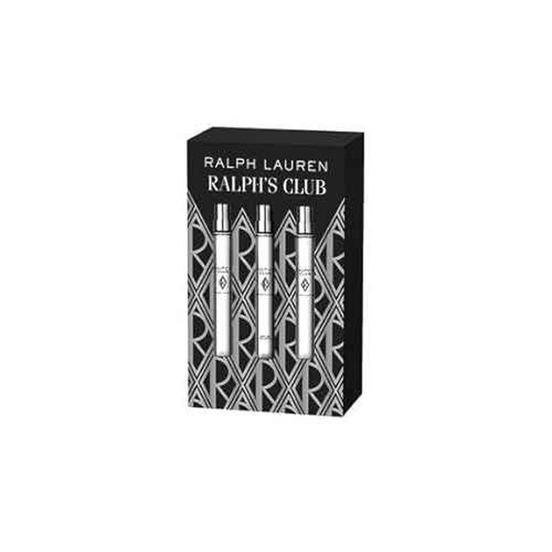 RALPH LAUREN FRAGRANCES Ralph's Club Men's Cologne Discovery Set - Eau de Parfum, Eau de Toilette & Parfum - Woody & Fresh - 3-Piece Gift Set - Travel Size - 0.3 Fl Oz Each