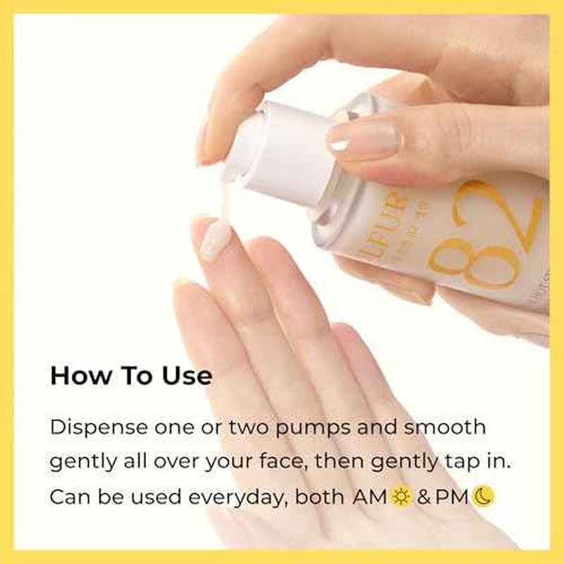 Sulfur Hot Spring Water 82% Soothing Serum with Ceramide, Panthenol, Hyaluronic acid, Hydrating, Glass skin, Non comedogenic, for Dry Skin, Acne-Prone, Korean Skin Care (1.79 fl.oz. 53ml)