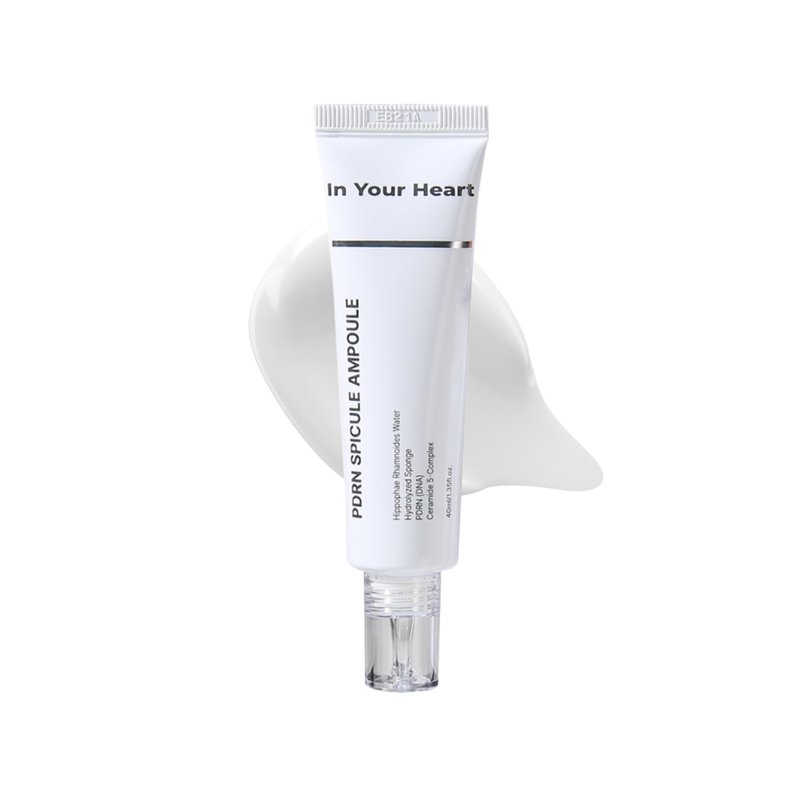 In Your Heart PDRN Spicule Ampoule – Korean Skin Serum with PDRN, Micro-Spicules, and Ceramides | Hydrating & Radiance Support | 40ml / 1.35 fl oz