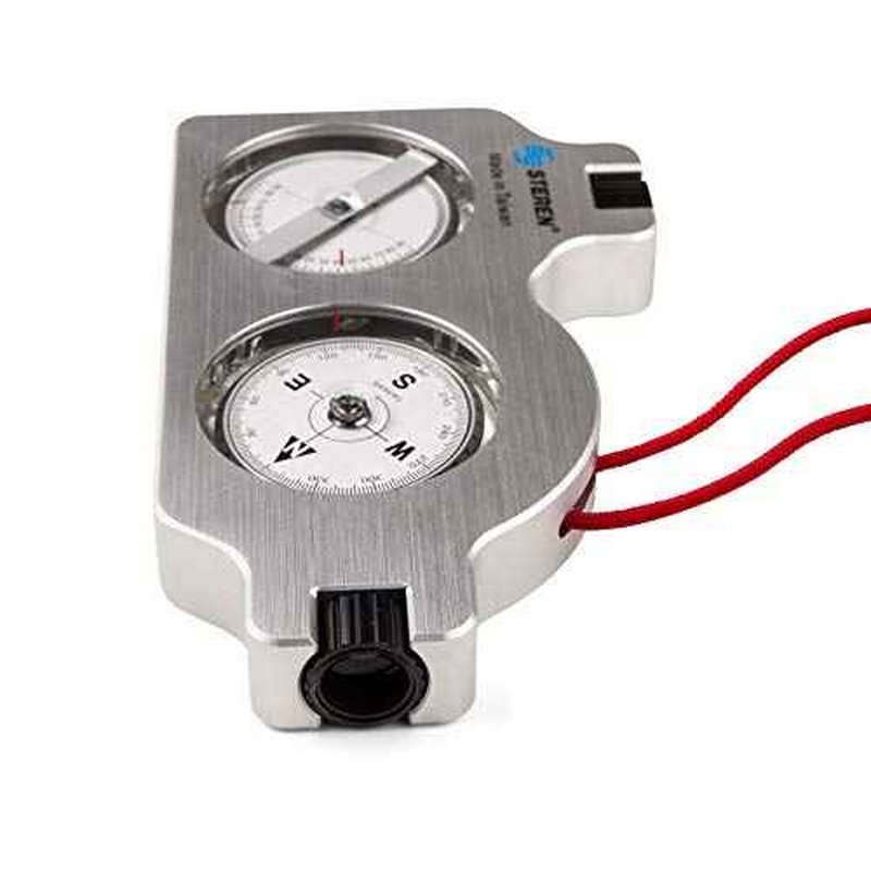 STEREN Multifunctional Surveyor Compass with Clinometer | Durable Aluminum Satellite Finder & Inclinometer | Accurate Tripod-Mountable Compass for Forestry, Offroad Surveying, and Site Navigation
