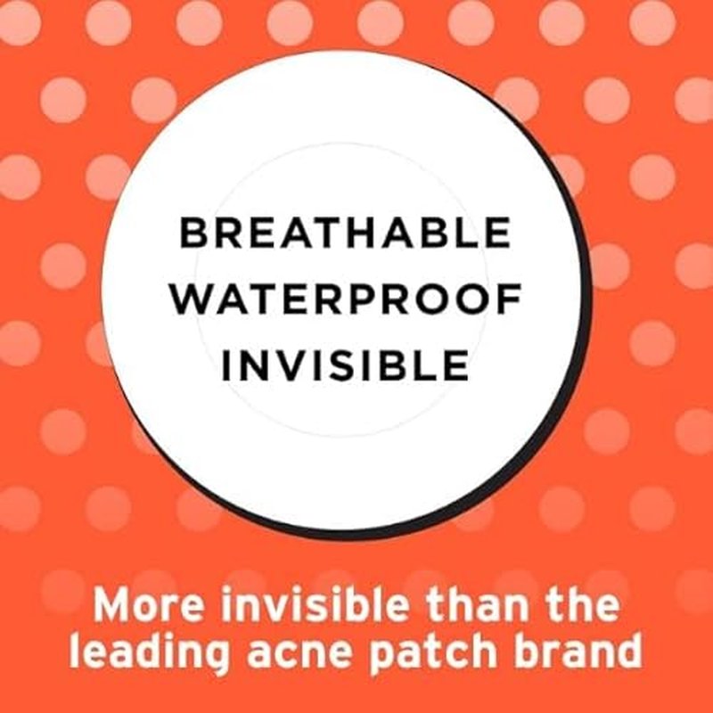 No Bad Stuff - All Day Healing Acne Patches, Hydrocolloid, Pimple Patches for All Skin Types, Invisible on All Skin Tones and Under Make Up, Waterproof Acne Spot Dots, 108 CT