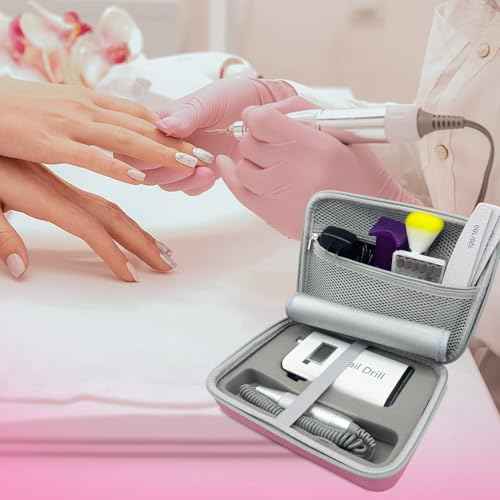Nail Drill Machine Storage Case Compatible with MelodySusie/MOCOWIND Professional Electric Nail Drill Machine, for Travel Nail Drill Machine Storage Pouch Professional Bag (Case Only)