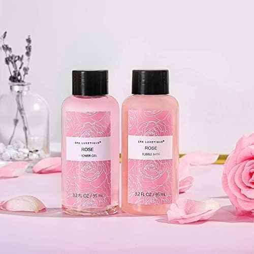 Spa Gifts for Women Spa Luxetique Bath and Body Gifts Set 6pcs Gift Baskets for Women Rose Bath Sets for Her Christmas Gifts For Her
