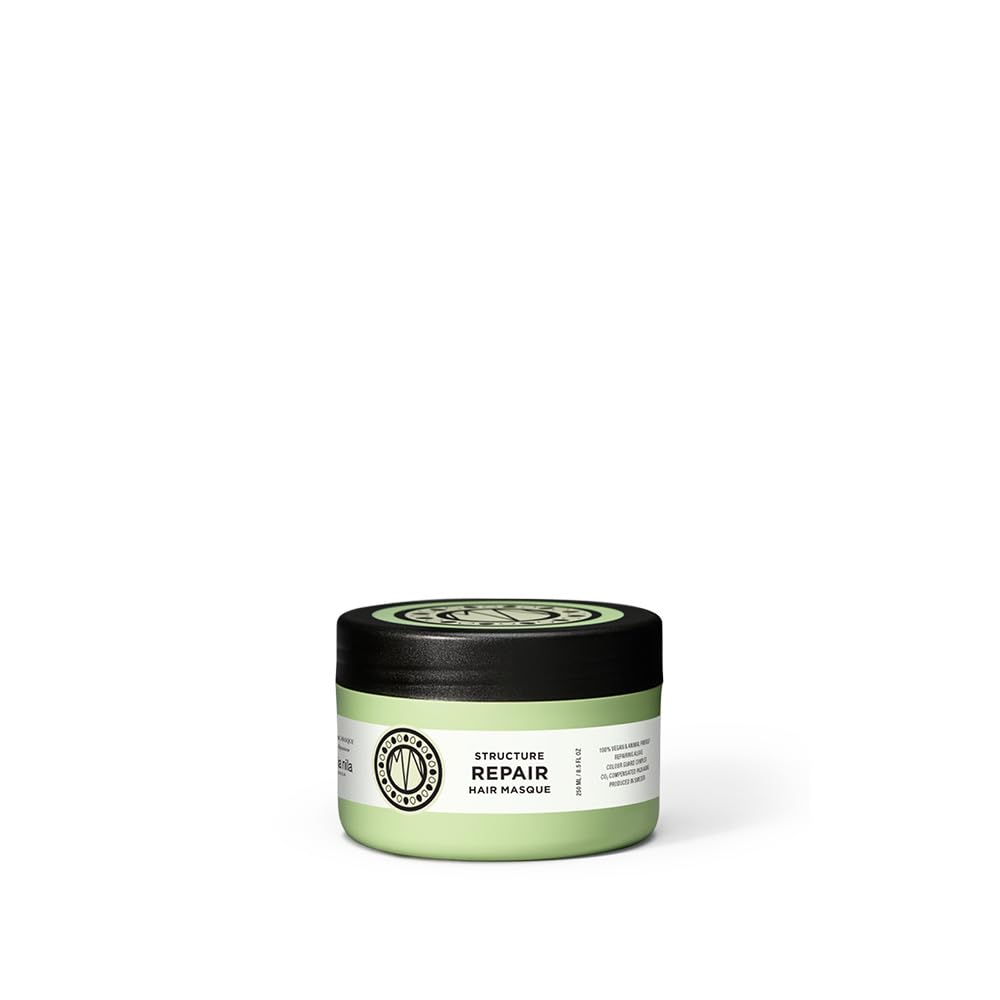 Maria Nila Structure Repair, Strengthening & Nourishing Hair Mask For Damaged & Chemically Treated Hair, Algae Extract Rebuilds, Revitalizes & Repairs Hair, 8.5 Fl Oz