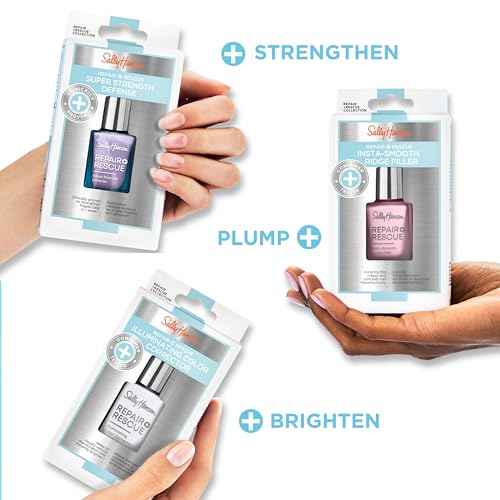 Sally Hansen Nail Treatment Repair + Rescue Insta-Smooth Ridge Filler | Contains Hyaluronic Acid | Conceals Nail Imperfections & Smooths Nail Surface