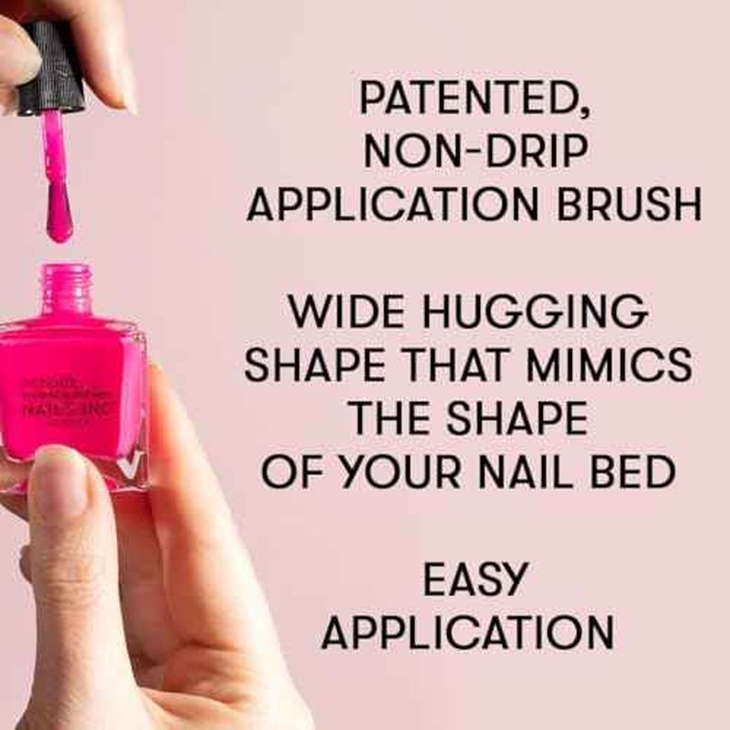 Nails Inc 45 Second Speedy Gloss Nail Polish Top Coat, Rapid Dry, Air Dry, Ultra Glossy, Chip Resistant, Long Wearing, Streak Free Shine, Strong Nail Polish Sealer, Clear, 0.47 Fl Oz