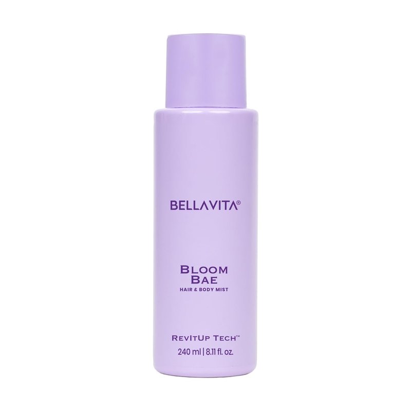 Bellavita Luxury Bloom Bae Hair & Body Mist for Women | Sweet Floral Body Spray | Long-Lasting Hair and Body Mist | Hydrating, Alcohol-Free Perfume Mist | 8.12 fl.oz | 240 ml