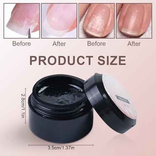 Nail Repair Protection Gel, 2025 New Nail Repair Kit for Split Nail, Instant Cracked Nail Repair Gel, Broken Nail Repair Kit for Natural Nails, Nails Quick Fix Kits for Women Makeup Gadget(1Set)