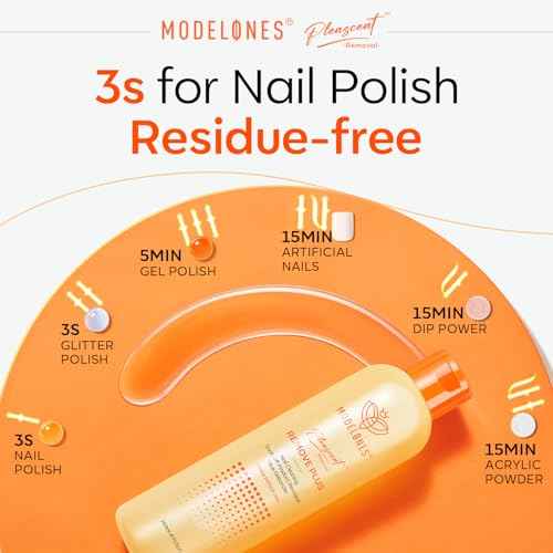 modelones Acetone Nail Polish Remover, Gel Nail Polish Remover Easy Peel, Nail Glue Remover Natural Formula for Nail Moisturizing & Care, Acrylic Dip Powder Nails Remover for Home Salon(8 FL.Oz.)