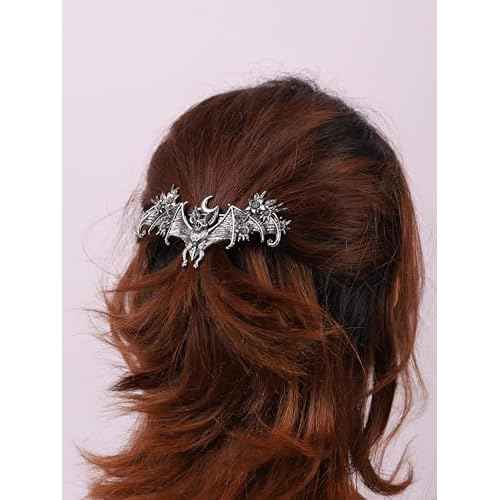 HAQUIL Vintage Bat Hairpin Metal Bat Wings Hair Barrettes Vintage Hair Clip for Party Costume