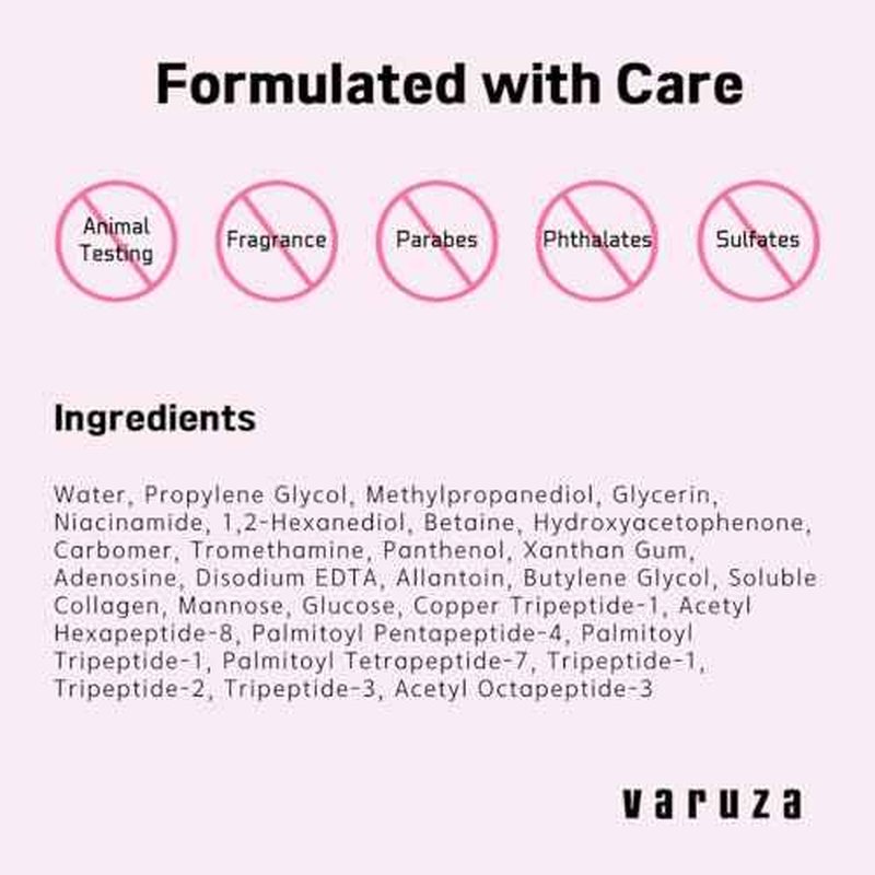Firm & Glow Sheet Mask with Vegan Collagen Semi-Gel Sheet Biodegradable 100% Cellulose for Anti-Aging Hydration Elasticity Peptide Complex-9 Niacinamide 5 Count