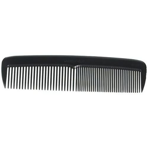 Hair Comb 5" Pocket Size Unbreakable, 72 Piece in a Jar, Black,