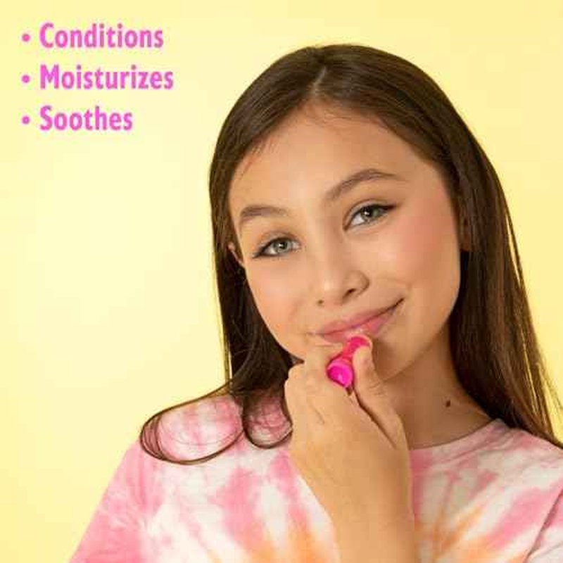 Lip Smacker Biggy Lip Balm, Nostalgic Flavor, Ultra-Moisturizing & Hydrating, Clear Glossy Finish, Fun & Collectible Gift for All Ages - Strawberry