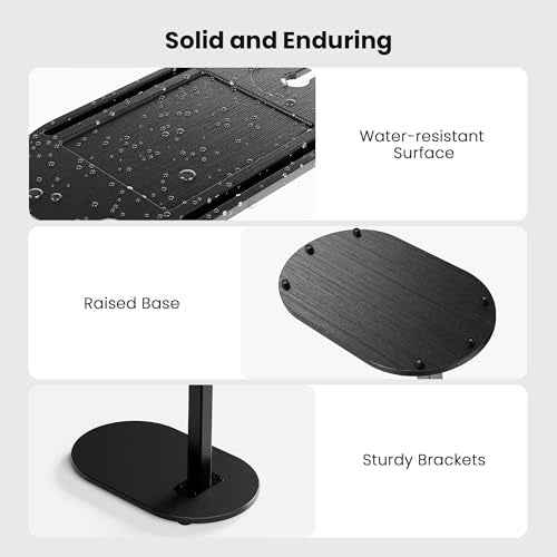 Bamboo Bathtub Table with Adjustable Height, Freestanding Bath Tray Caddy Board Tub Organizer, House Warming Gift, New Home, Anniversary Wedding Gifts, Bridal Shower Gift for Women