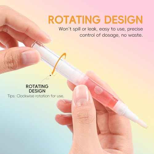 COSCELIA 16 pcs Cuticle Oil Pens Bulk for Nails Cuticle Revitalizer Oil Pens Set Nail Care Nourishment Treatment Moisturized Repair Pen Manicure Tools for Gel Nails