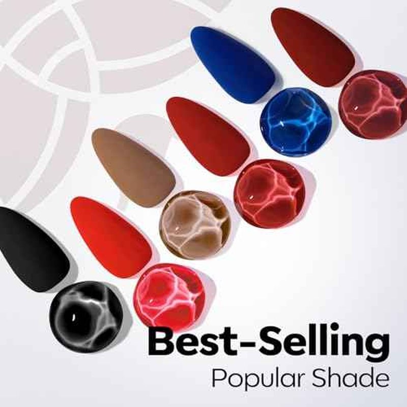 modelones Gel Nail Polish Green Gel Polish Soak Off Winter Nail Polish Christmas Art Manicure Gift 15 ML
