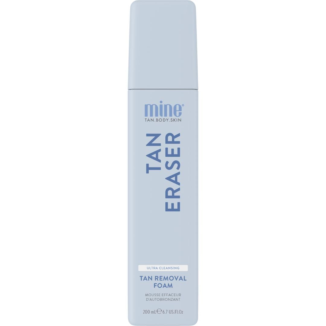 Minetan Self Tan Eraser Foam | 5 Minute Application, Best Sunless Tanning Mousse Remover, for a Smooth, Clean Skin Finish, for Face & Body Fake Tanner, Ultra Hydrating, 6.7 Fl Oz