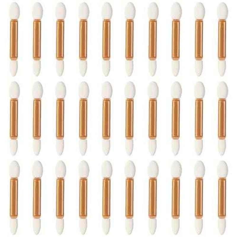 IS'MINE Eyeshadow Applicators, 30pcs Double Sided Disposable Eyeshadow Brush 2.4 Inch Makeup Applicator