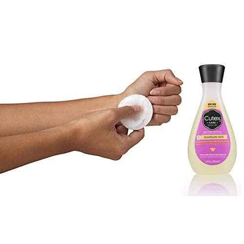 Cutex Moisture-Rich Nail Polish Remover with Sweet Almond and Jojoba Oil, 6.7 fl. oz.
