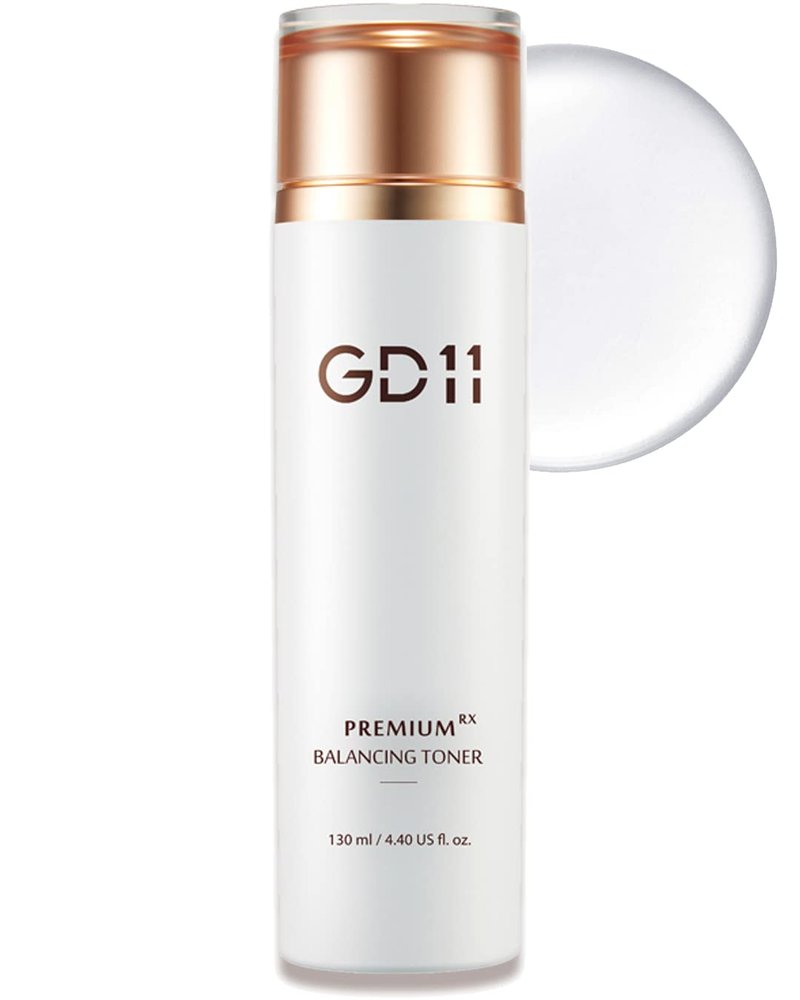 GD11 Premium RX Balancing Toner, Exosome-enriched Liposomal Complex with Sodium Hyaluronate & Panthenol for Skin Moisture Support, Hydrating Toner for Glow, Korean Skin Care (4.40 Fl Oz / 130ml)