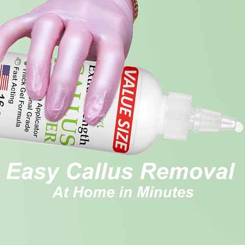 Dr. Entre's 16oz Callus Remover Gel: Extra Strength Value Size, Callus Remover for Feet, Pedicure Tools Supplies, Dead Skin Remover, Foot Care