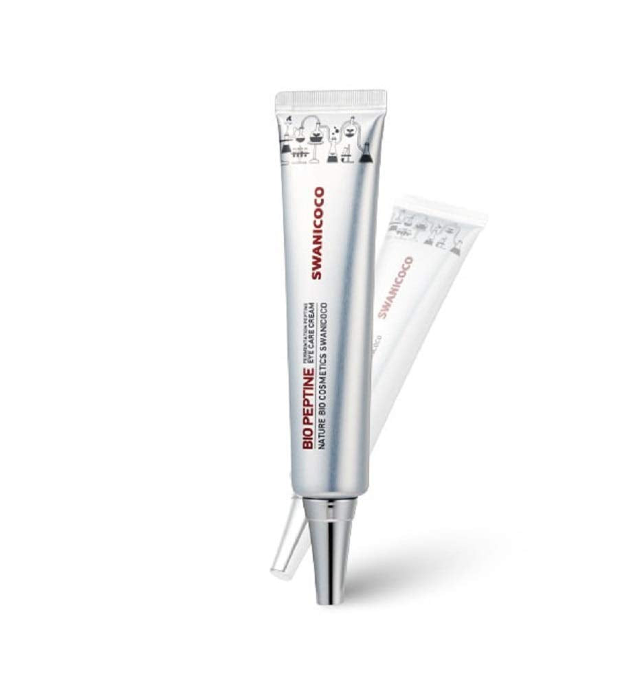 Swanicoco Eye Cream Tube Type 45ml, BIO PEPTINE, Natural Bio Cosmetic, Elasticity, Wrinkle Improvement