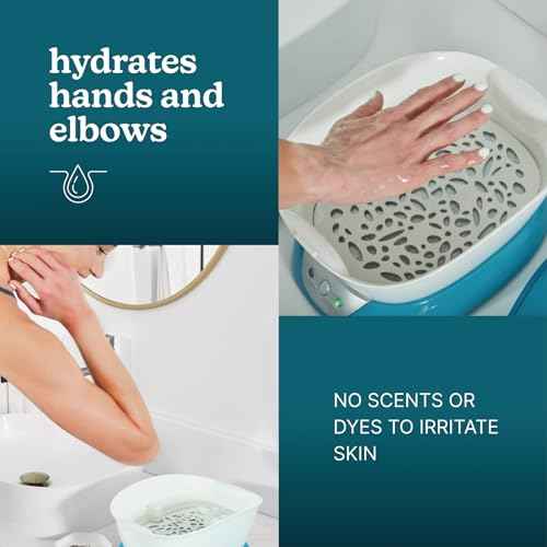 Homedics Paraffin Wax Machine for Hands - Hypoallergenic Hot Wax Hand Therapy Machine to Soothe and Moisturize Hands - Includes 3 Pounds of Wax and 20 Hand Liners