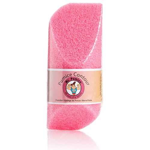 Mr. Pumice Contour Bar for Hands, Pink - Pumice Stone for Hands Callus Remover & Dead Skin Removal, Easy to Grip Exfoliator & Scrubber, Manicure Tools