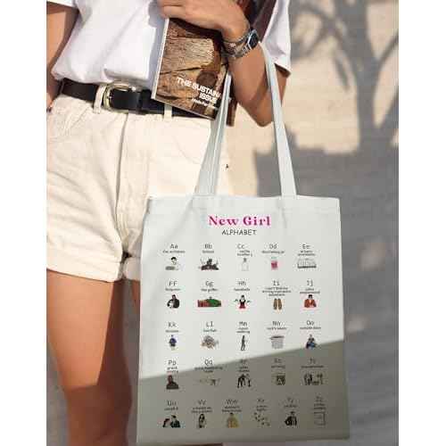 New Girl TV Show Inspired Gift, Girl Fans Gift Tote Bag Merchandise, Funny Shoulder bag Gifts for Sister Friends Shoulder Bag
