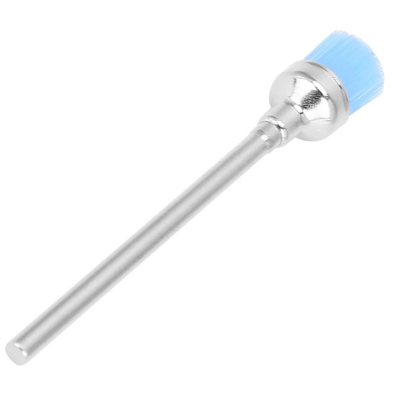 100pcs Nail Drill Bit Cleaning Brush, Dust Remover Manicure Tool Accessory Nail Dust Brush Accessory Manicure Pedicure Home Use (Blue)