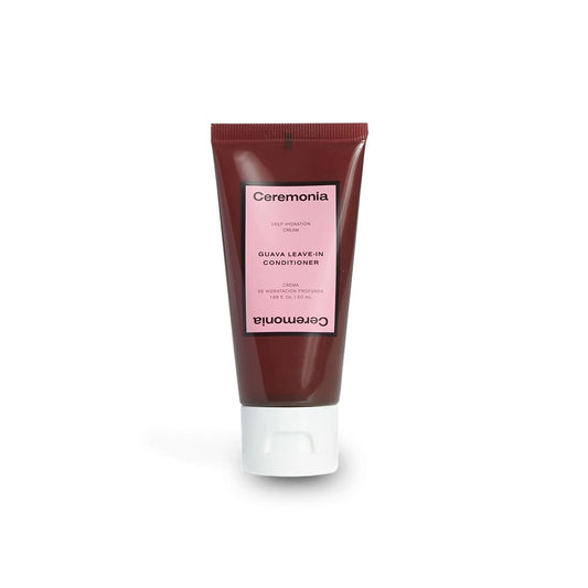 Ceremonia Guava Leave-In Conditioner | Deep Hydration Repair Cream for Damaged & Frizzy Hair | Boosts Shine, Reduce Frizz with Avocado Oil, 13.18 fl oz