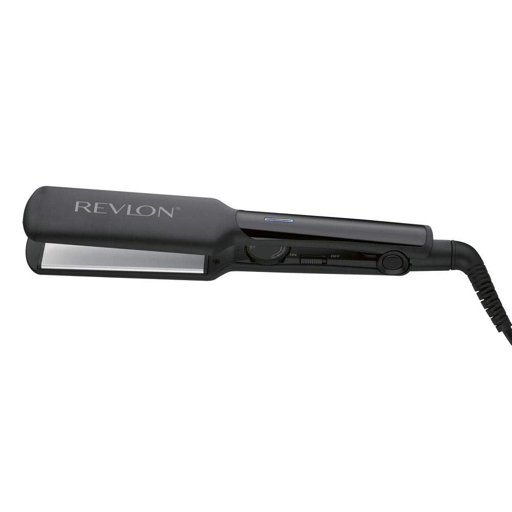REVLON Smooth and Straight Ceramic Flat Iron | Fast Results, Smooth Styles & Volume Booster Hair Dryer | 1875W for Voluminous Lift and Body,