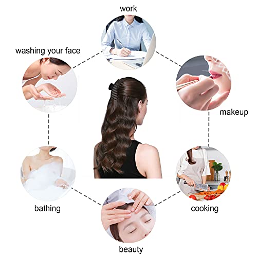 2 Pack Big Hair Claw Clips Nonslip Large Claw Clip for Women and Girls Hair,Strong Hold Grips Hair Accessories 4 Inch (Black)