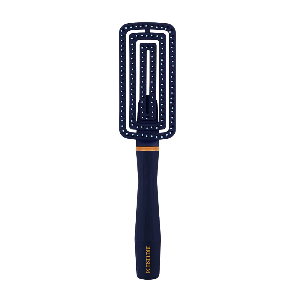 BRITISH M Hot Curling Ceramic Brush (33mm) + Flex Gentle Brush