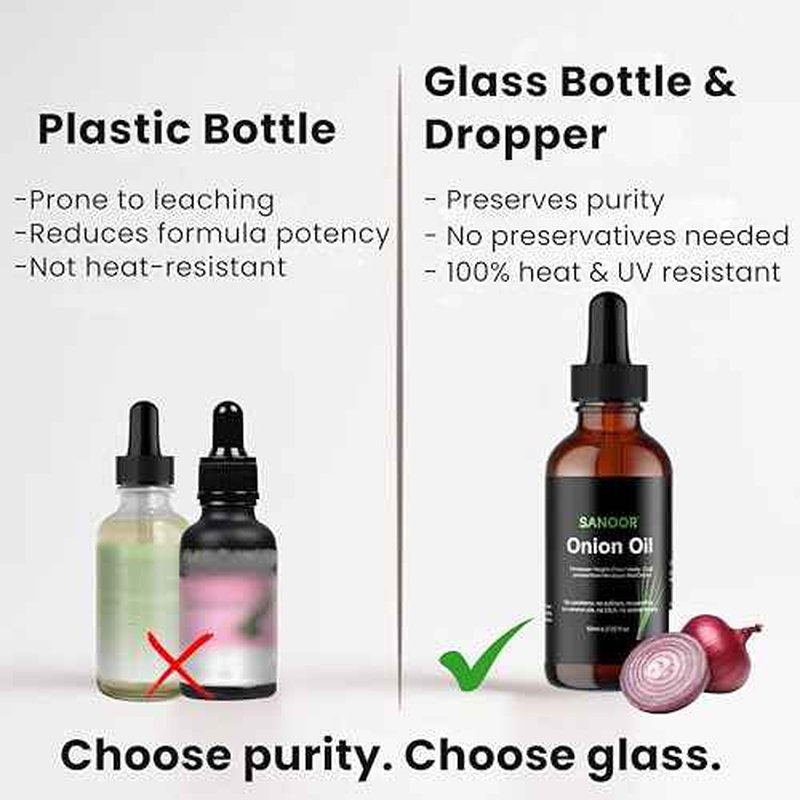 Himalayan Red Onions Oil | 100% Pure (2.02oz)| Cold-pressed, stimulates hair growth, strengthens follicles, and treats infections for healthier hair | 60ml
