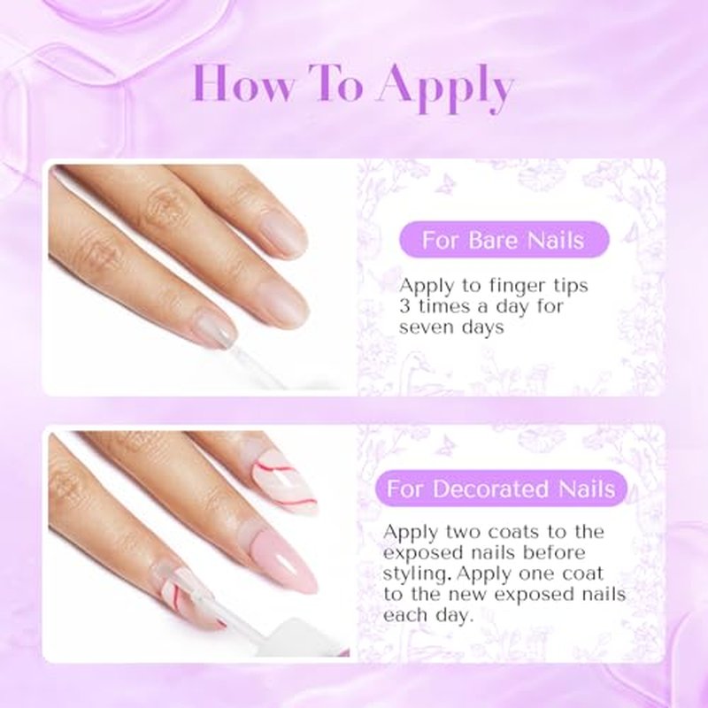 Dip Powder Nail Repair - Nail Strengthener and Growth Building Nail Recover Serum Repair Nail Growth Treatment for Thin and Damaged Nails