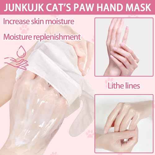 6PCS Hand Masks,Hydrating Hand Masks Moisturizing Gloves Overnight for Dry Cracked Hands,Daily Hand Care Hand Masks Gift Set for Women and Men A