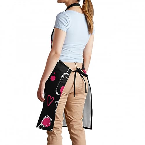 Giwawa Hairstylist Aprons for Women Funny Hair Cutting Aprons for Salons Home